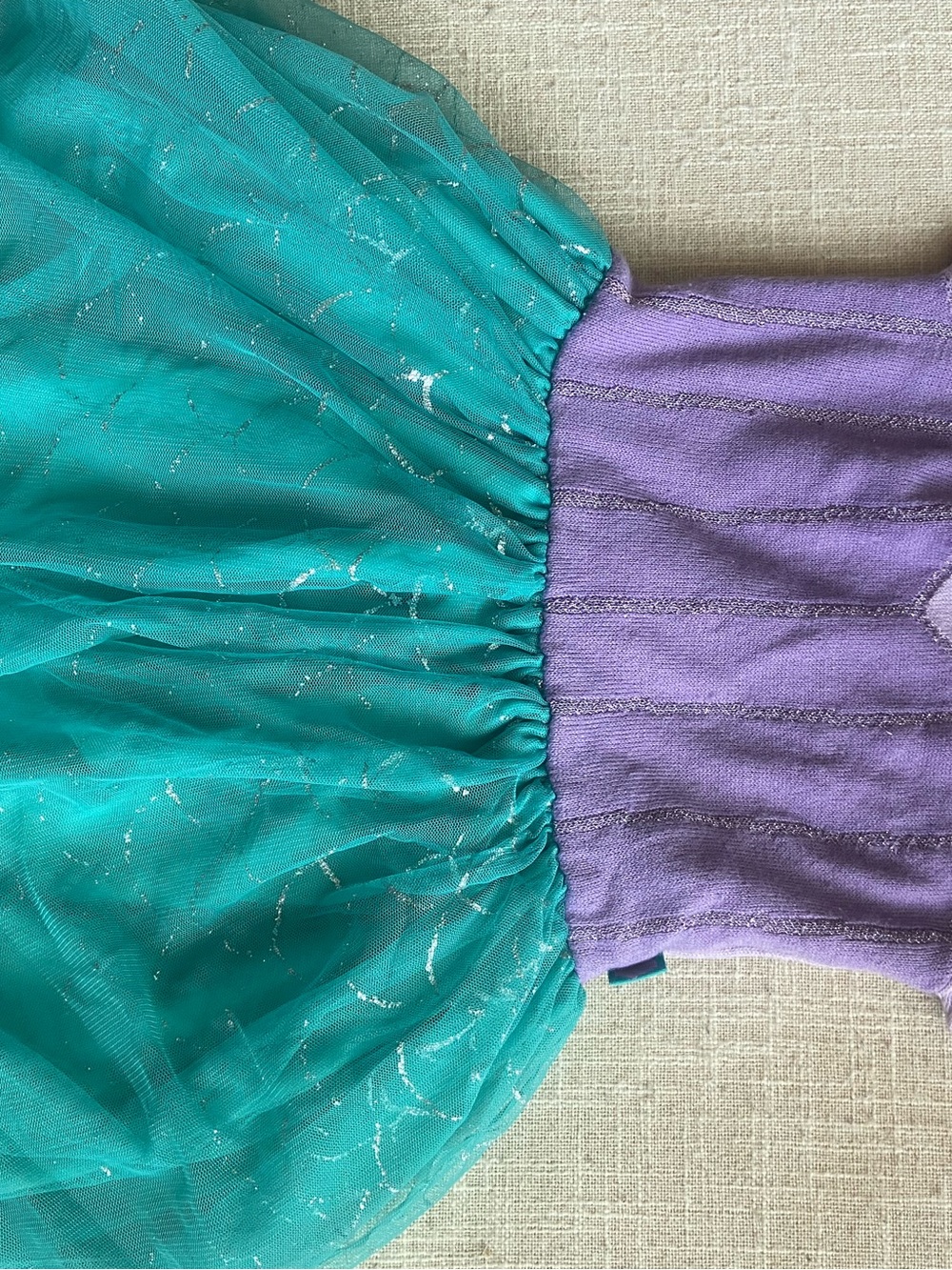 Disney’s Ariel Teal and Purple Tulle Dress